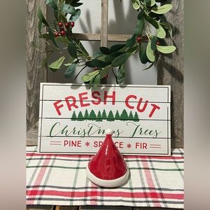 Santa hat mug topper